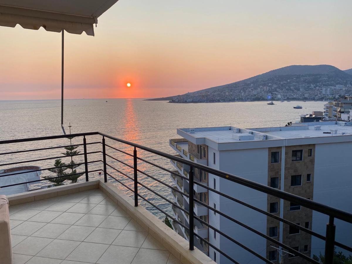 Apartment With Huge Sea View Balcony Sarandë Eksteriør bilde