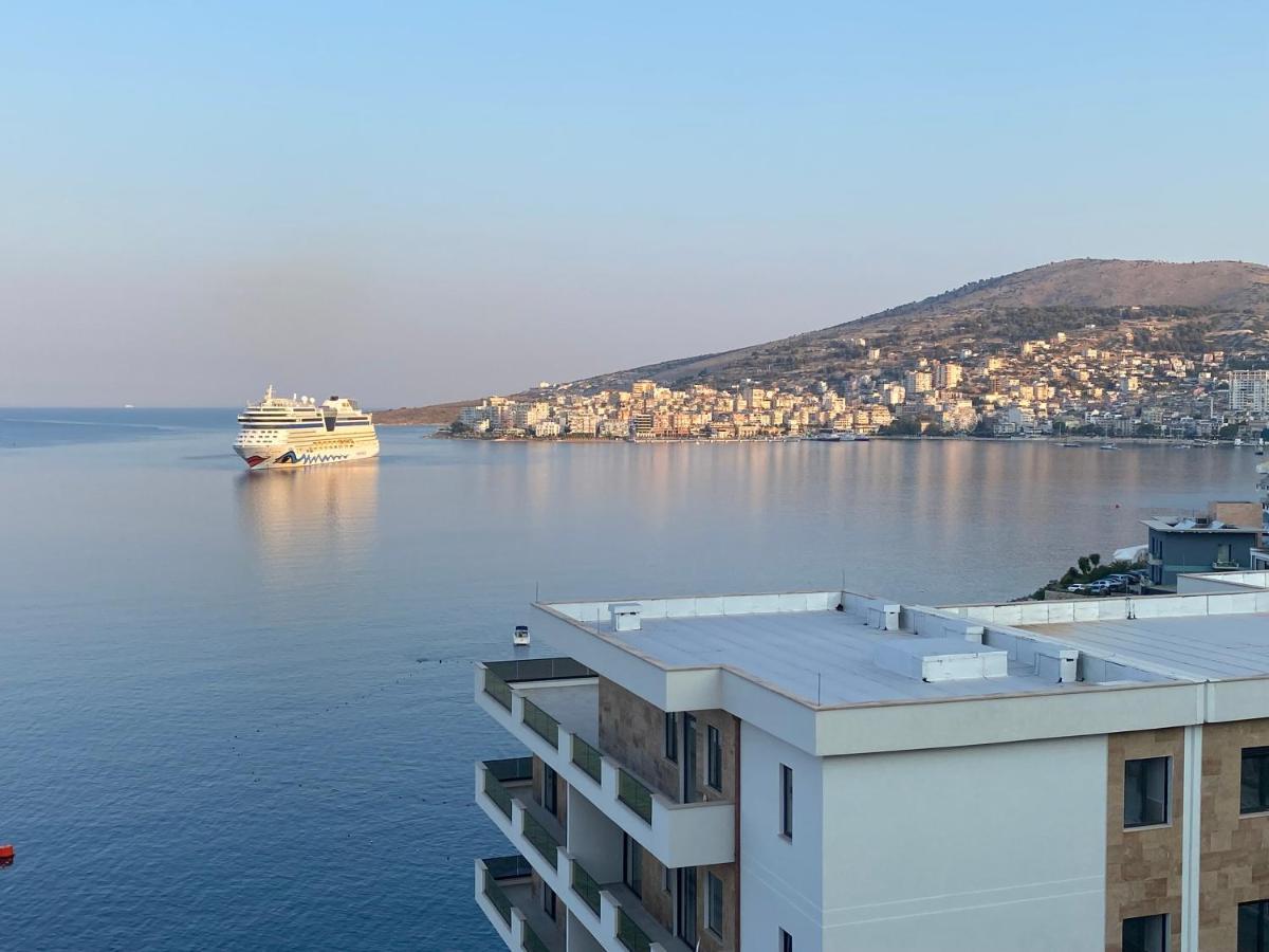 Apartment With Huge Sea View Balcony Sarandë Eksteriør bilde